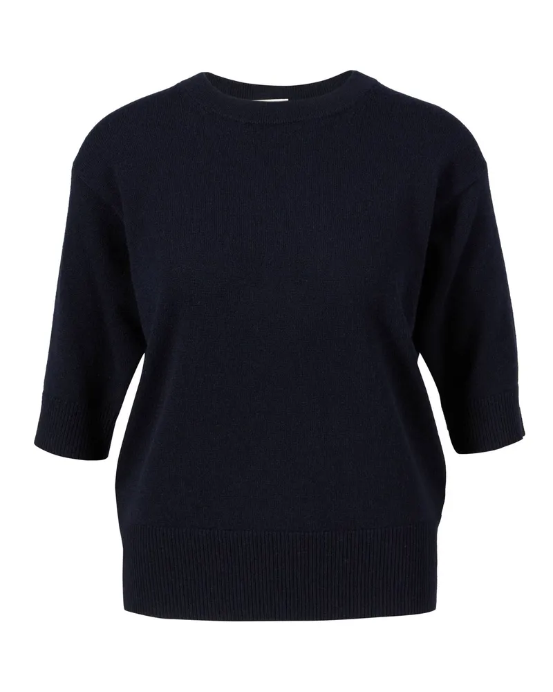 ALLUDE Cashmere-Pullover Dunkelblau Blau