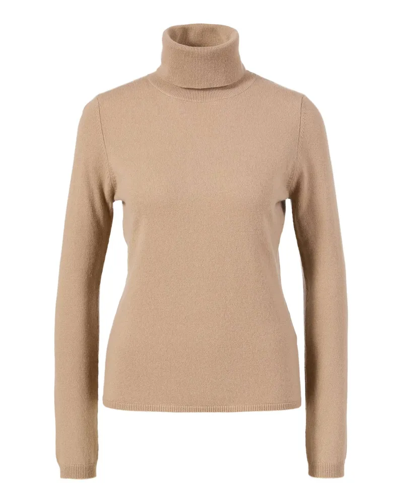 ALLUDE Rollkragenpullover aus Cashmere Braun