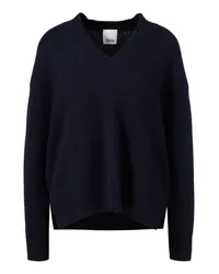 ALLUDE Cashmere-Pullover Marineblau Blau