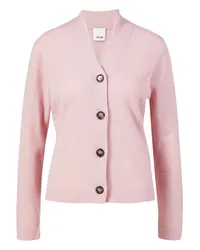 ALLUDE Woll-Cashmere-Strickjacke Rosé