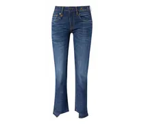 R13 Straight-Leg Jeans 'Boy' Marineblau Blau
