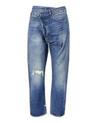 R13 Jeans 'Crossover Blau