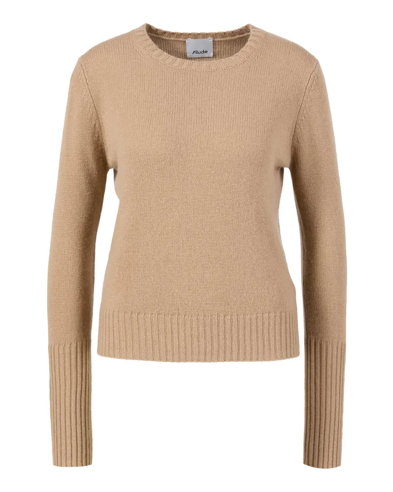 ALLUDE Cashmere-Pullover Braun