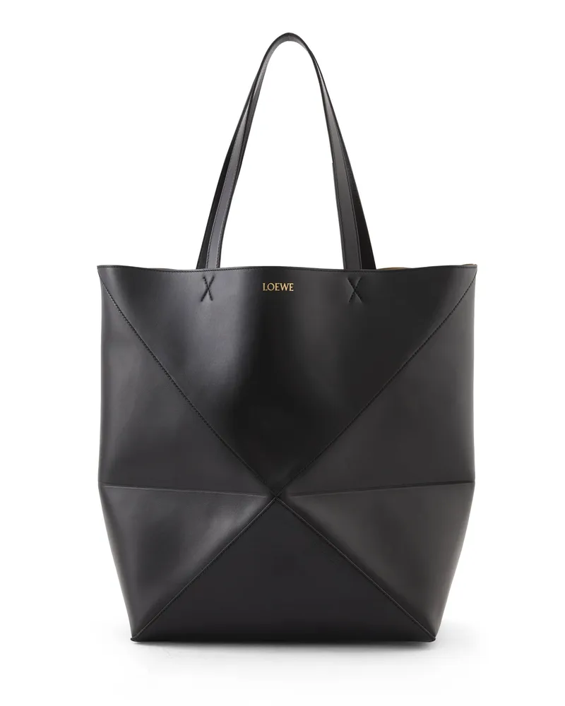 Loewe Shopper 'Puzzle Tote Large Schwarz