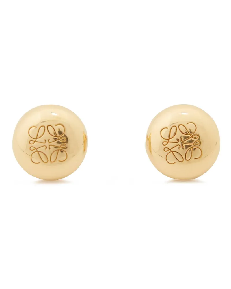 Loewe Ohrringe 'Anagram Pebble Stud Gold