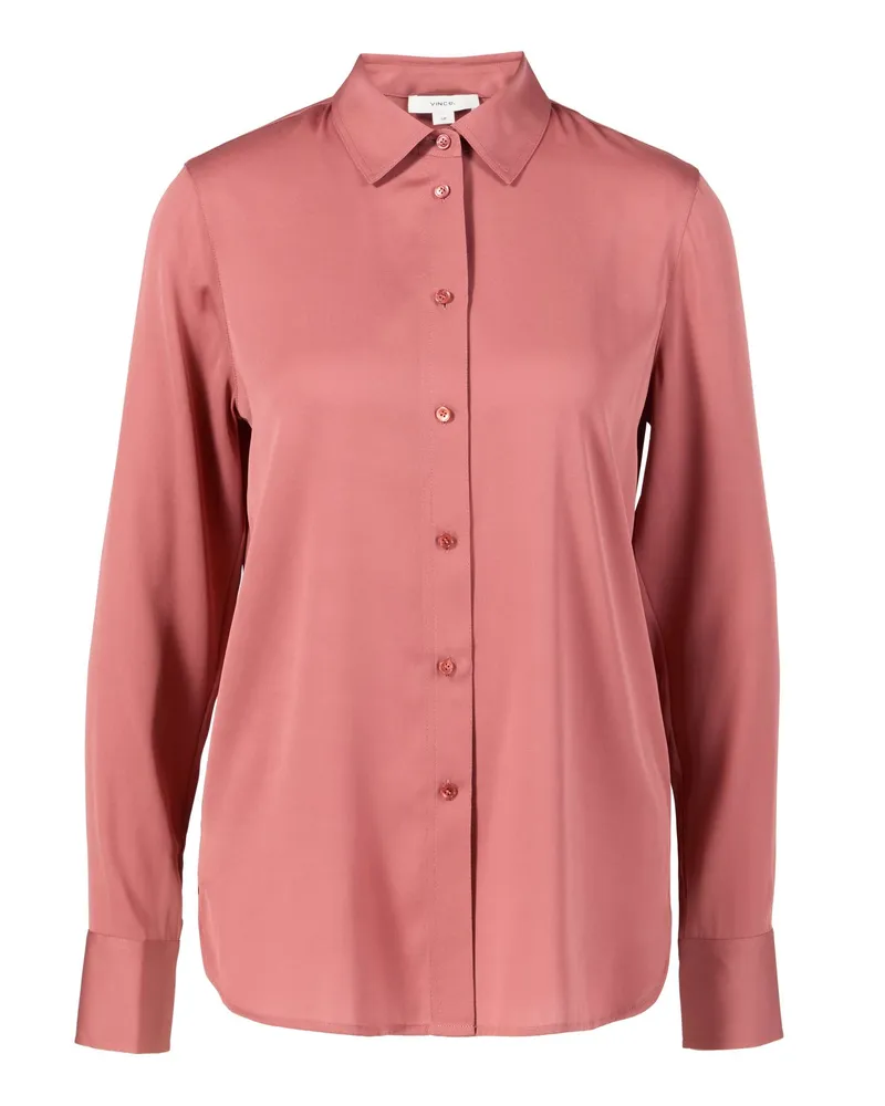 Vince Seidenbluse Altrosa Rosé