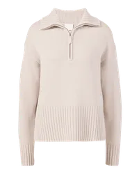 ALLUDE Troyer-Pullover Beige