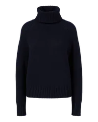 ALLUDE Woll-Cashmere-Pullover Marineblau Blau