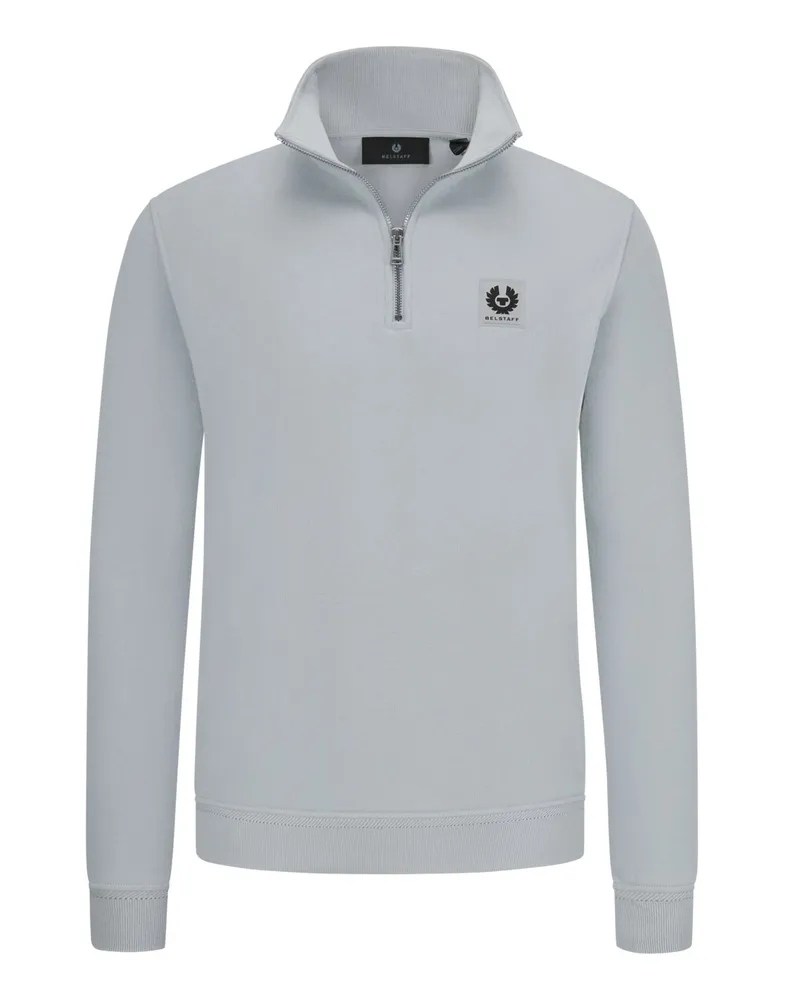 Belstaff Sweat-Troyer mit Logo-Aufnäher in Hellblau