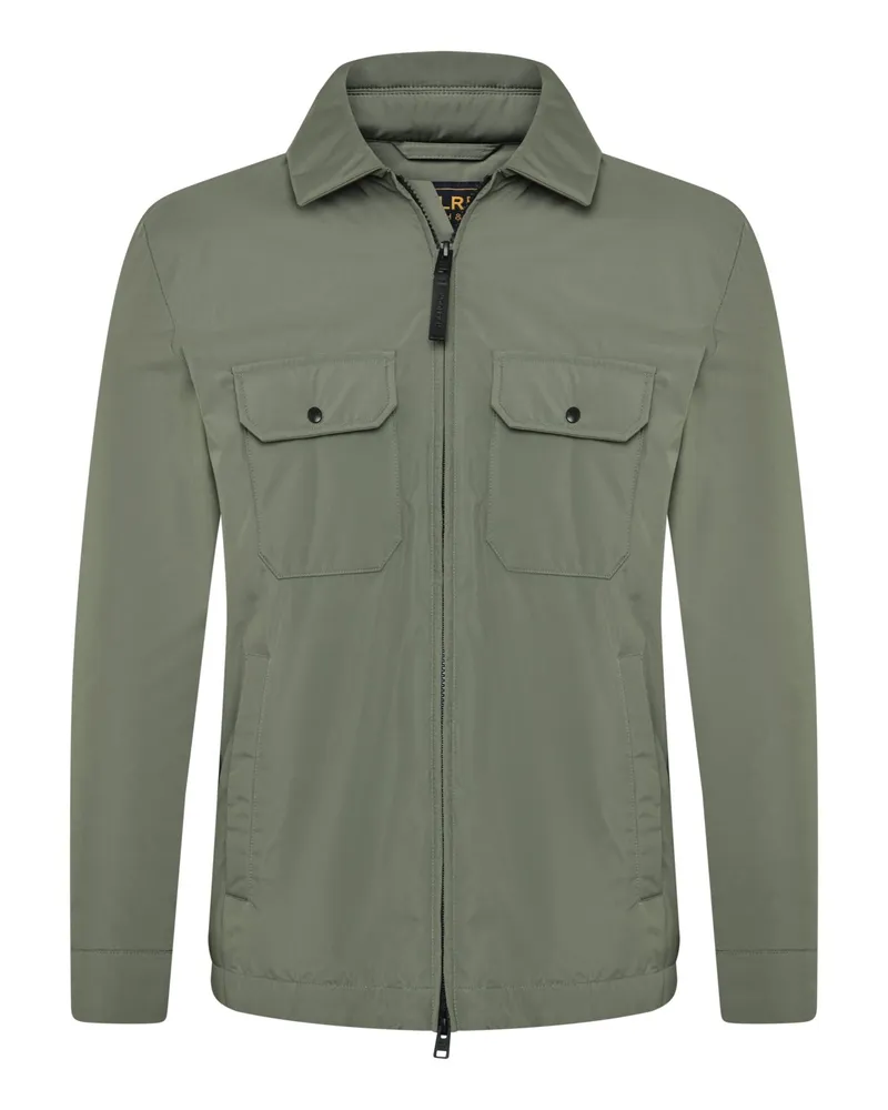 Woolrich Wetterfestes Overshirt Cloud mit Daunenfüllung in Oliv
