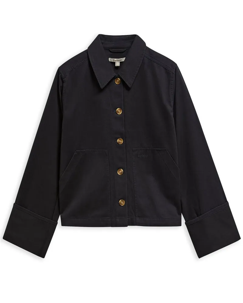 Barbour Damen Overshirt Aylesby aus Baumwolle in Marine