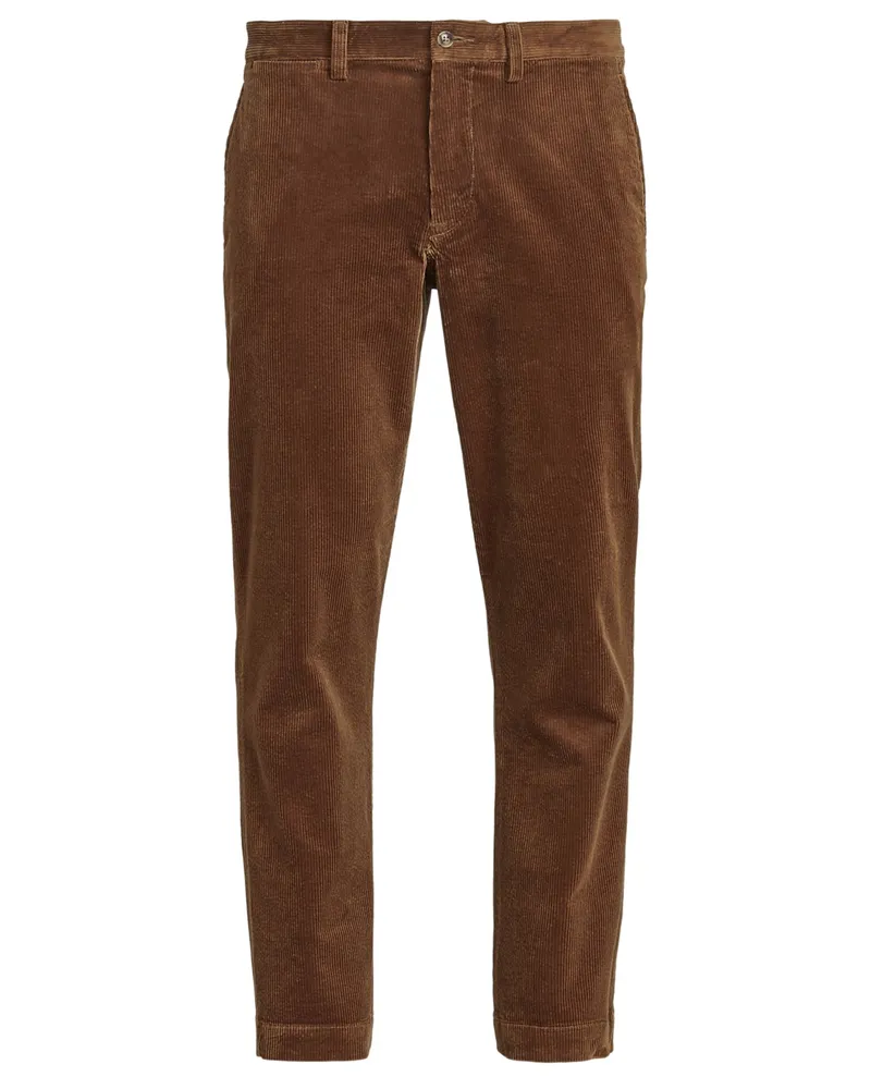 Ralph Lauren Cordhose mit Stretchanteil, Straight Fit Cognac