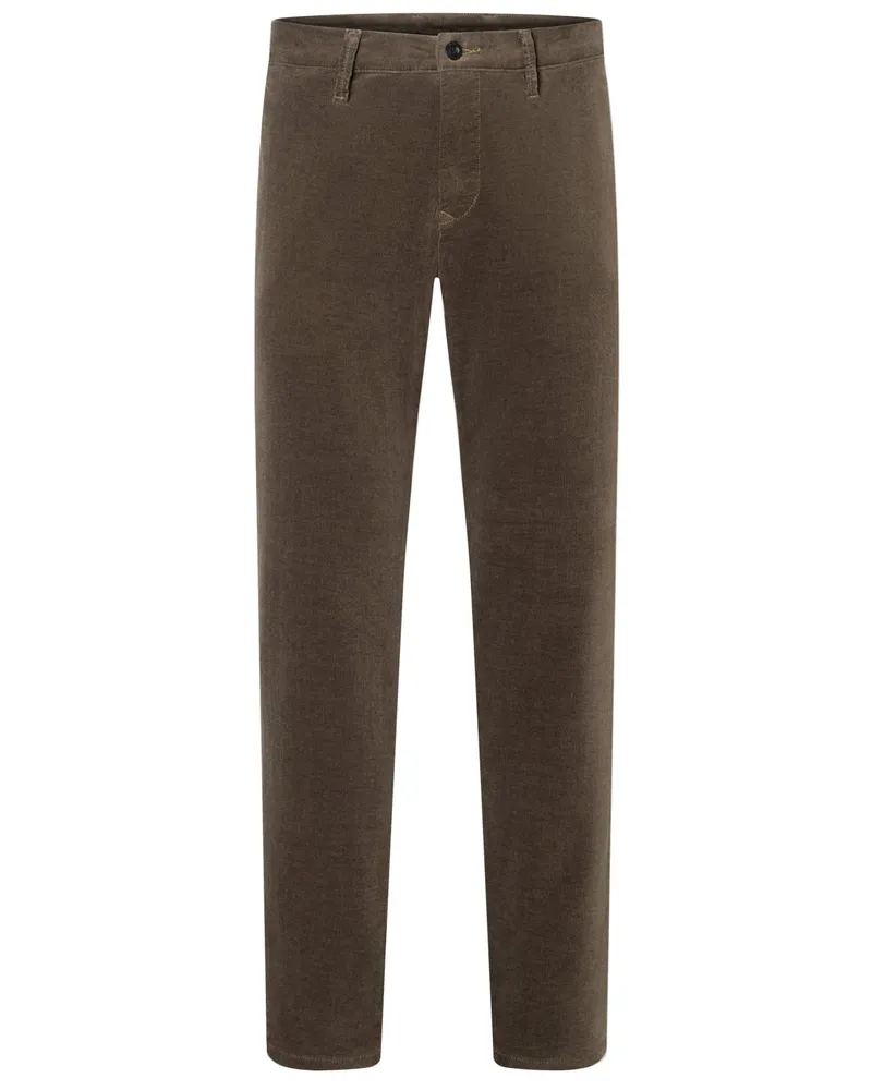 MAC Jeans Cordhose Driver Pants mit Stretchanteil, Regular Fit in Dunkelbraun