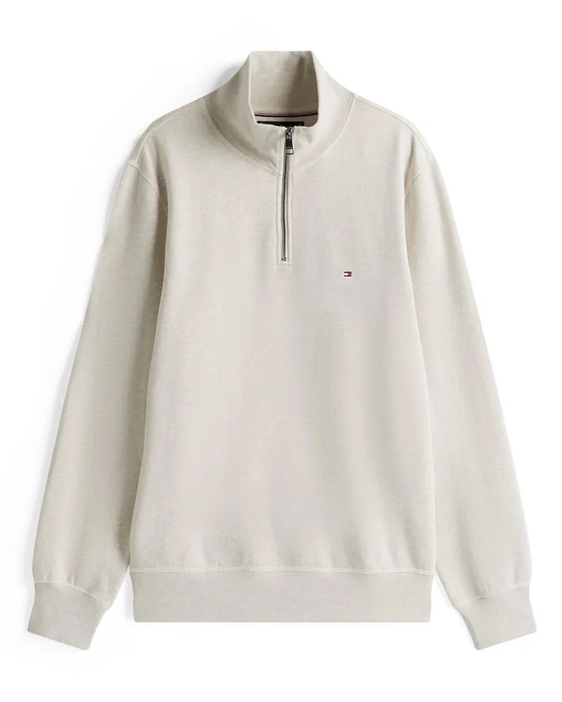 Tommy Hilfiger Softer Sweat-Troyer mit Overlock-Nähten in Offwhite