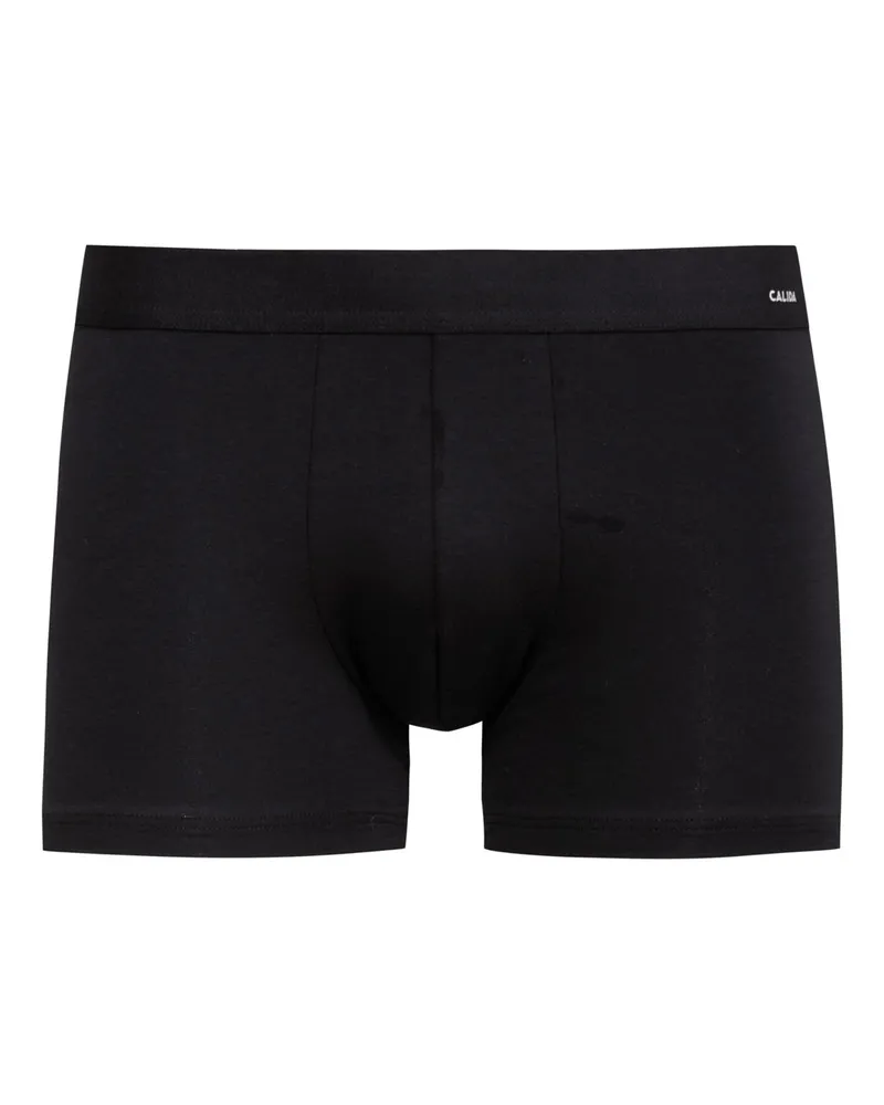 Calida Boxershorts aus softem Baumwolljersey in Schwarz