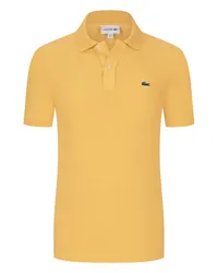 Lacoste Piqué-Poloshirt PH4012 Slim Fit, mit Krokodil-Aufnäher Gelb