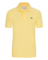 Lacoste Piqué-Poloshirt PH4012 Slim Fit, mit Krokodil-Aufnäher Gelb