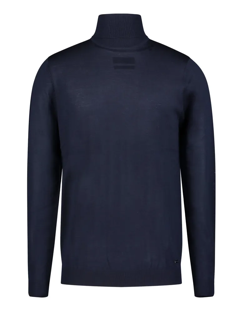 Roy Robson Leichter Rollkragenpullover aus Merinowolle in Marine
