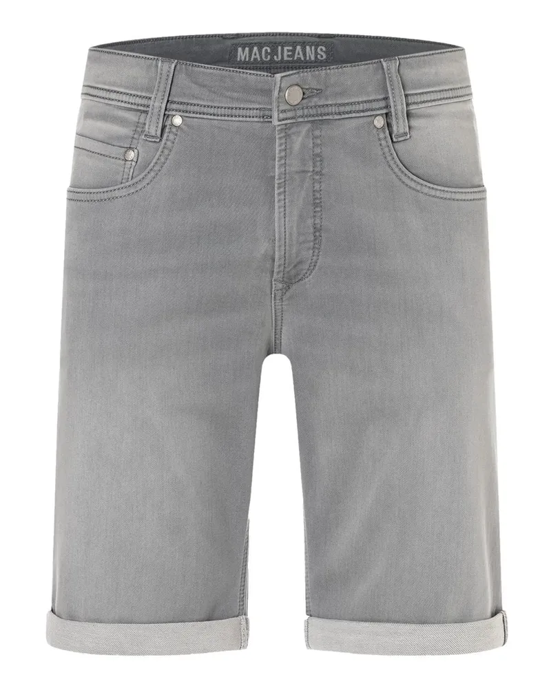 MAC Jeans Denim-Shorts Jog'n Jeans mit Stretchanteil in Grau