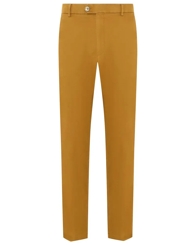 Hiltl Chino Tourist mit Stretchanteil, Slim Fit in Gelb