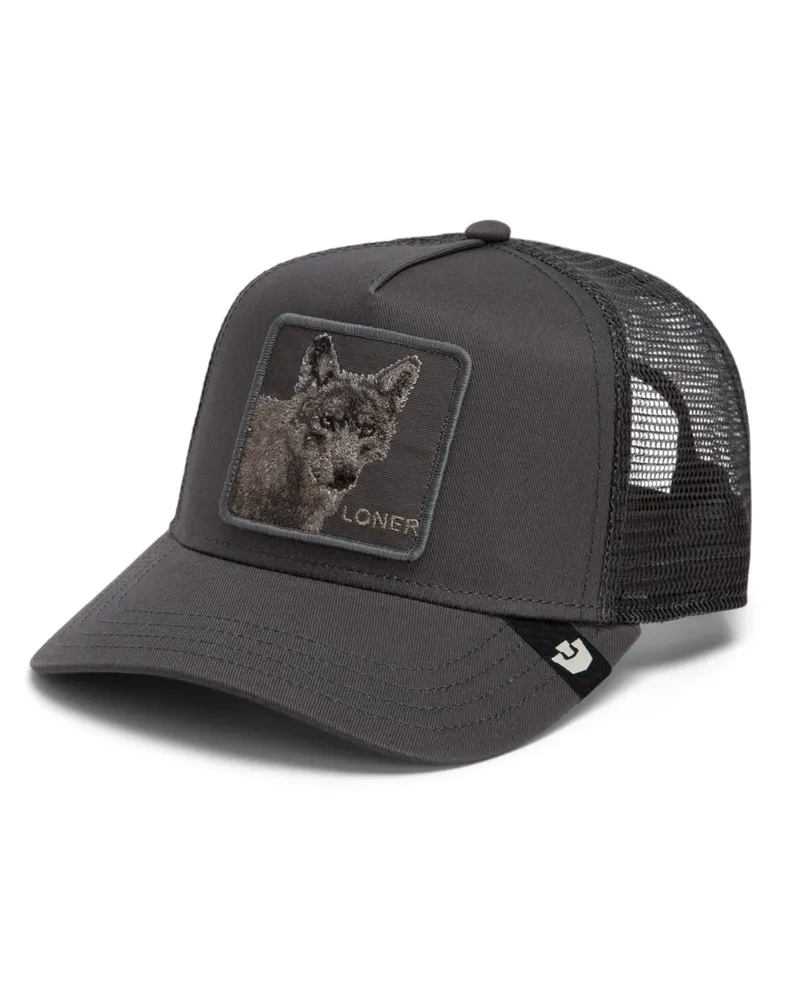 Goorin Bros. Cap mit Mesh-Netz und Aufnäher in Anthrazit