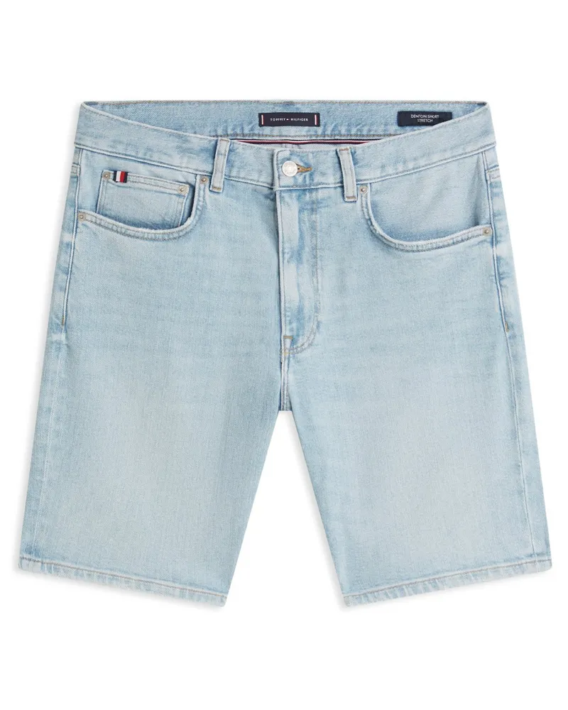 Tommy Hilfiger Stretch-Shorts Denton in Washed-Optik, Slim in Hellblau