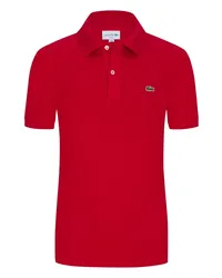 Lacoste Piqué-Poloshirt PH4012 Slim Fit, mit Krokodil-Aufnäher Rot