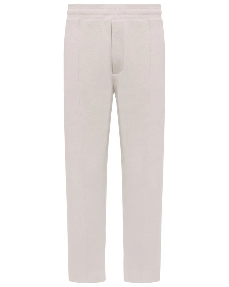 HUGO BOSS Legere Sweatpants aus einem Baumwoll-Stretch in Grau