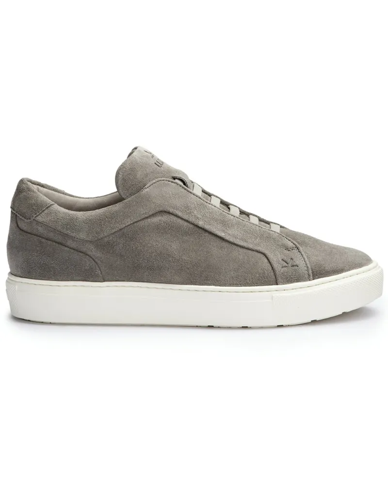 Lloyd Allrounder-Sneaker Metro aus Veloursleder mit Variofootbed in Grau