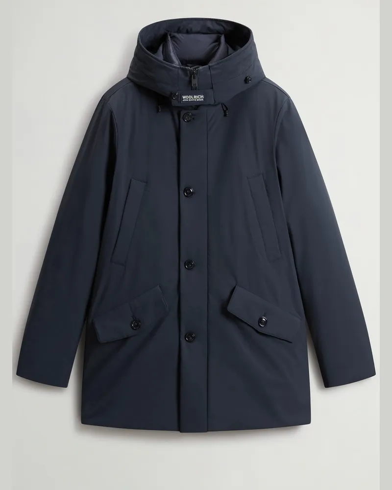 Woolrich Wasserabweisender Stretch-Parka mit Primaloft®-Isolation in Marine