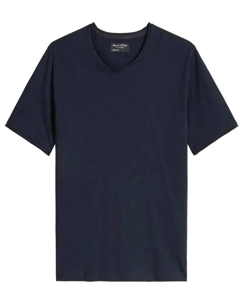 Marc O'Polo Leichtes T-Shirt aus Bio-Baumwolle, Regular Fit in Marine