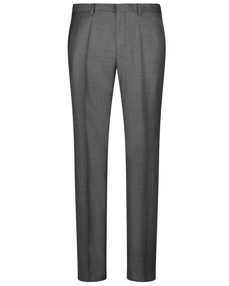 Roy Robson Baukasten-Anzughose aus Super 120 Schurwolle, Slim Fit in Mittelgrau