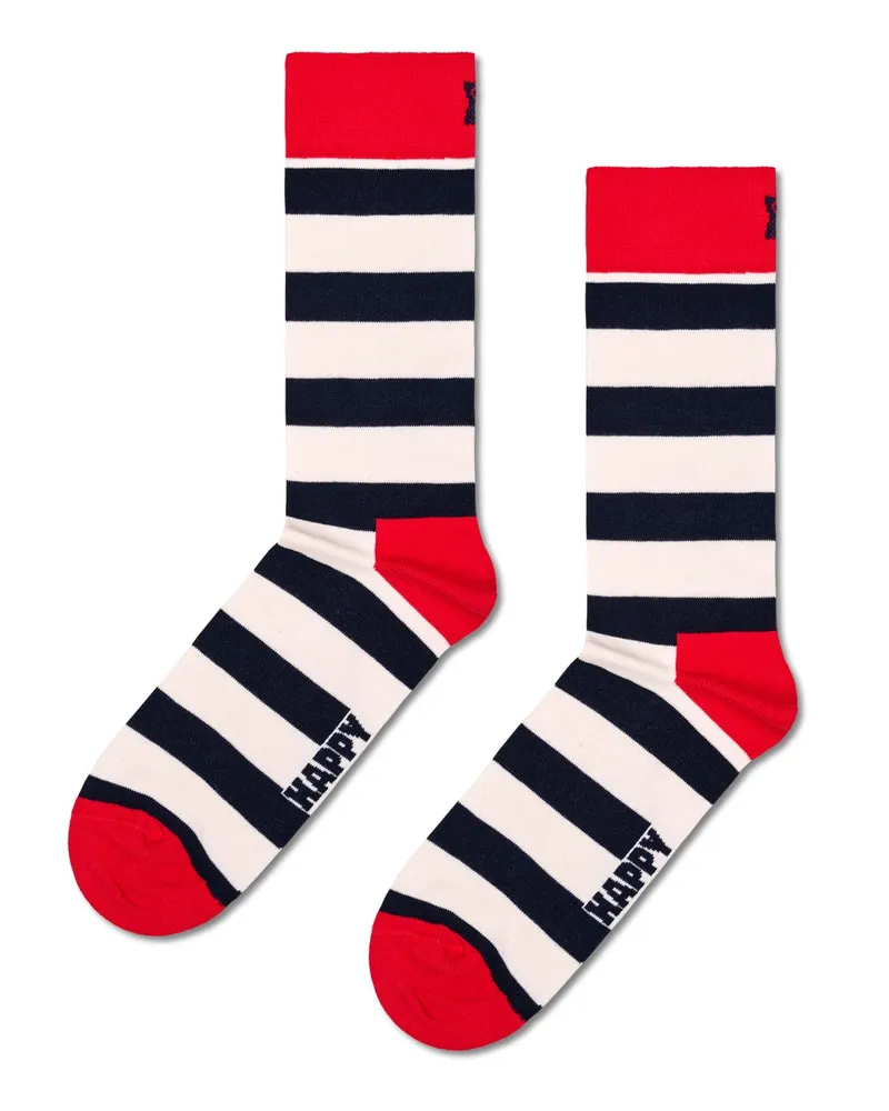 Happy Socks Socken mit Ringelstreifenmuster in Rot