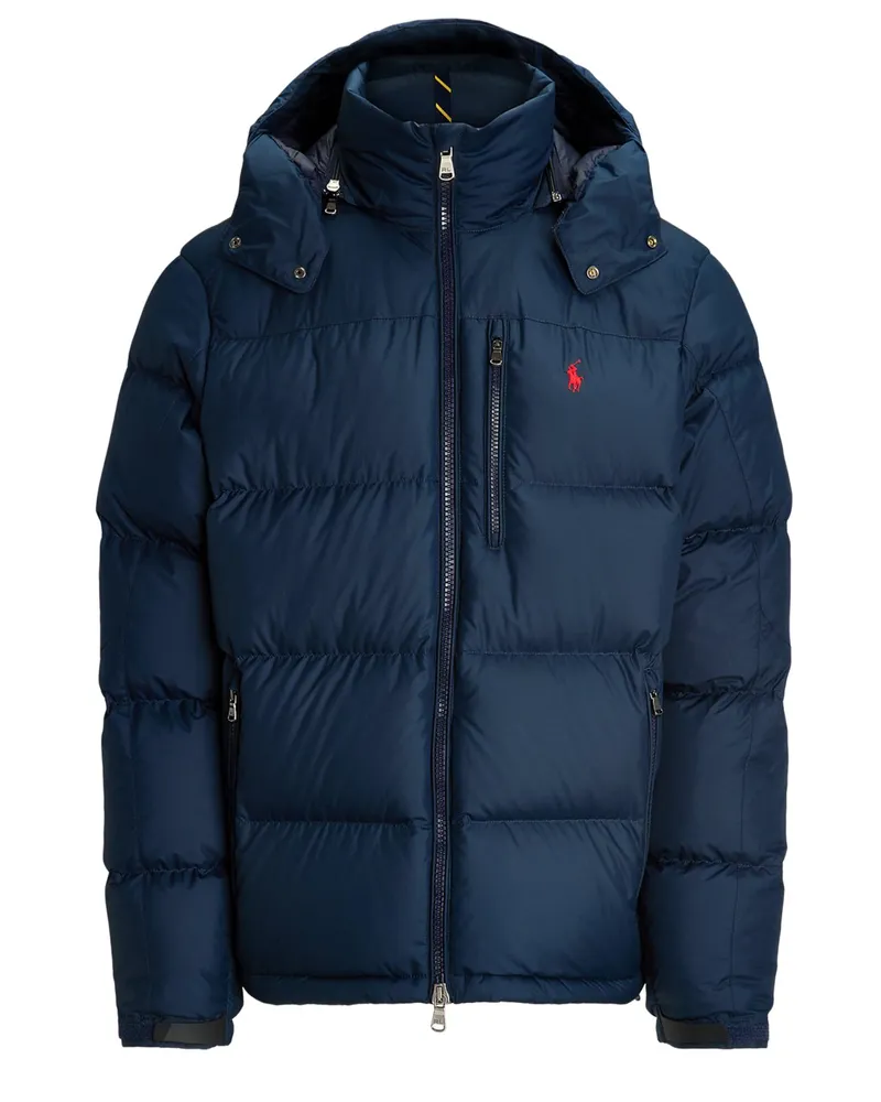 Ralph Lauren Daunenjacke Gorham mit Kapuze und hochstehendem Kragen in Marine