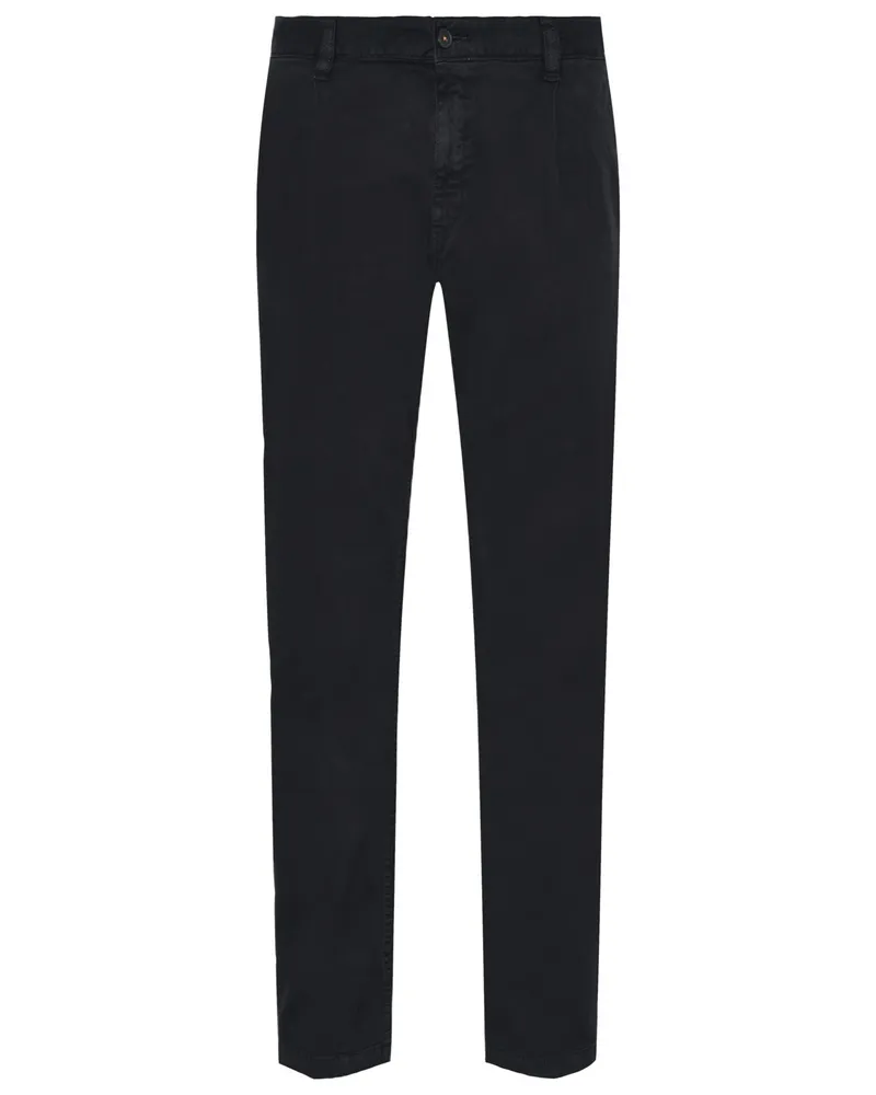HUGO BOSS Premium-Chino mit Lyocell-Anteil, Relaxed Fit in Marine