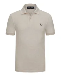 Fred Perry Piqué-Poloshirt mit Logo-Stickerei Beige