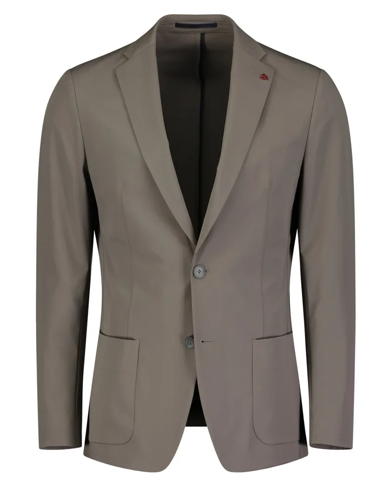 Roy Robson Teilgefüttertes Sakko in Tech-Stretch-Qualität, Slim Fit in Khaki