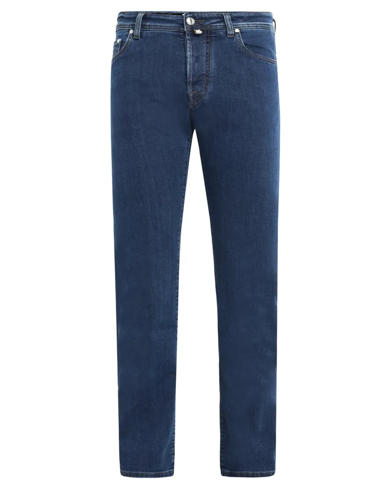 Jacob Cohën Powerstretch-Jeans Bard, Slim in Mittelblau