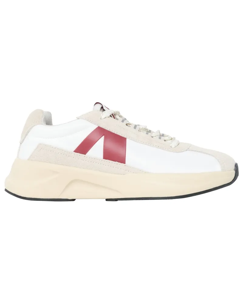 ARKK Copenhagen Ultraleichter Runner Sneaker City Free mit Wildleder-Overlays in Weiß
