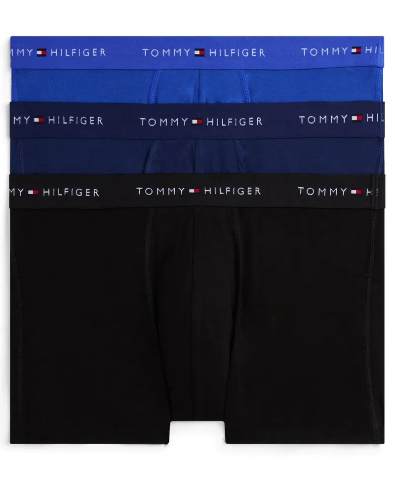 Tommy Hilfiger 3er Pack Trunks aus Baumwolle mit Stretchanteil in Marine