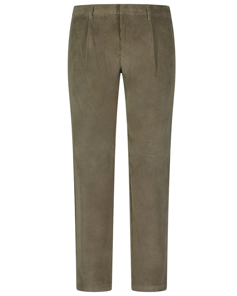 Roy Robson Anzughose in Cord-Qualität mit Stretch, Slim Fit in Oliv