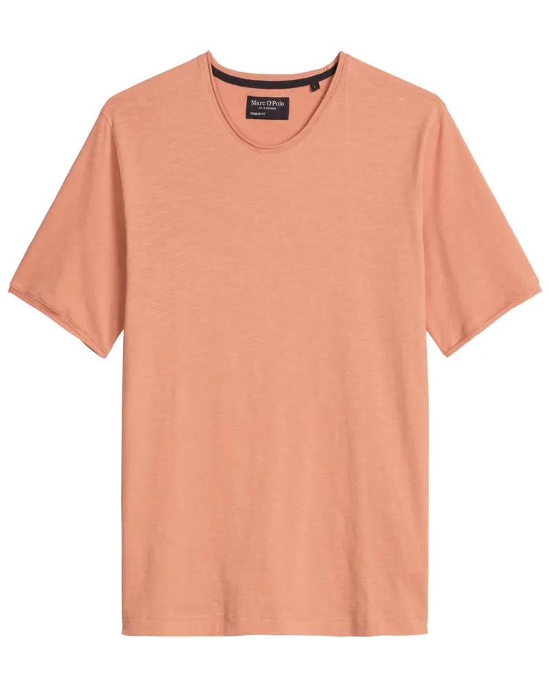 Marc O'Polo Leichtes T-Shirt aus Bio-Baumwolle, Regular Fit in Orange