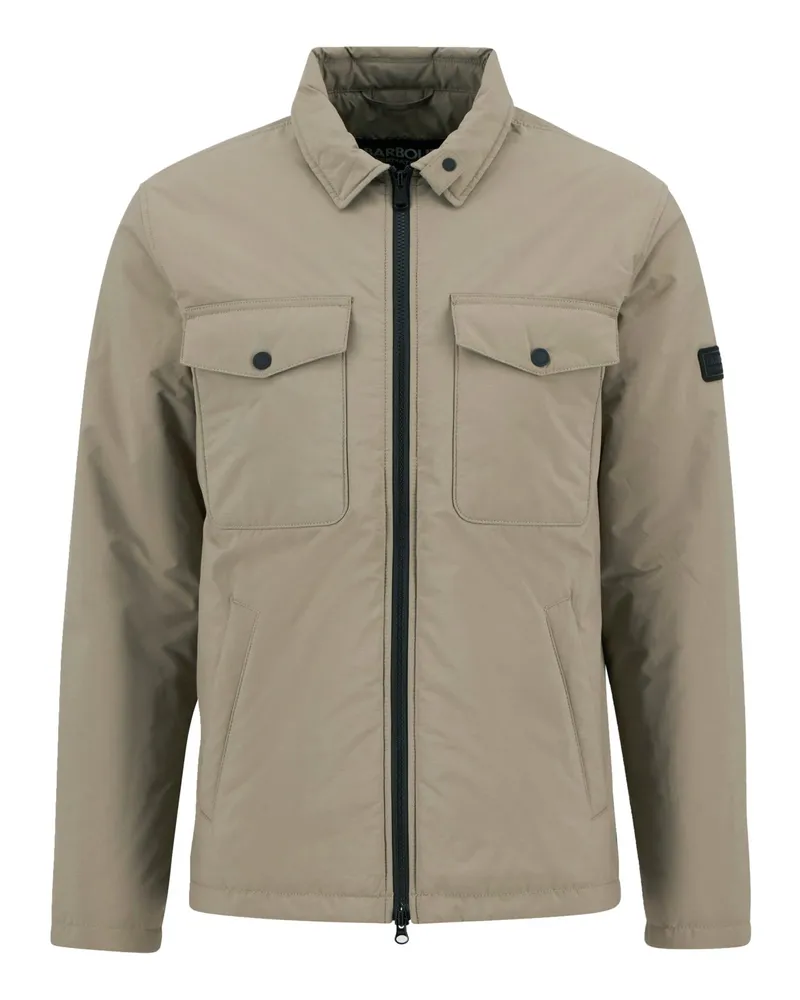 Barbour Leicht wattiertes Steppjacke Distill mit gummiertem Label-Patch in Beige