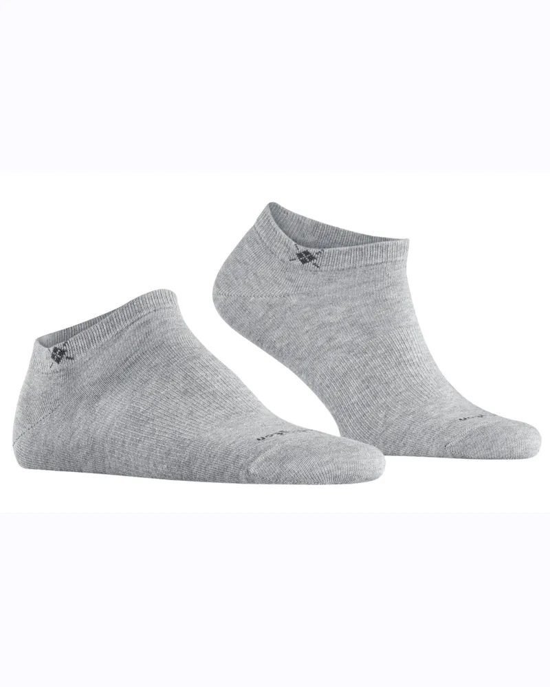 Burlington 2er-Pack Sneaker-Socken aus einem elastischen Baumwoll-Mix in Grau