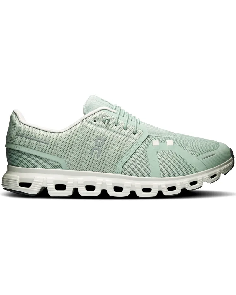 ON Ultraleichte Signature-Sneaker Cloud 6 mit Speedschnürung in Grün