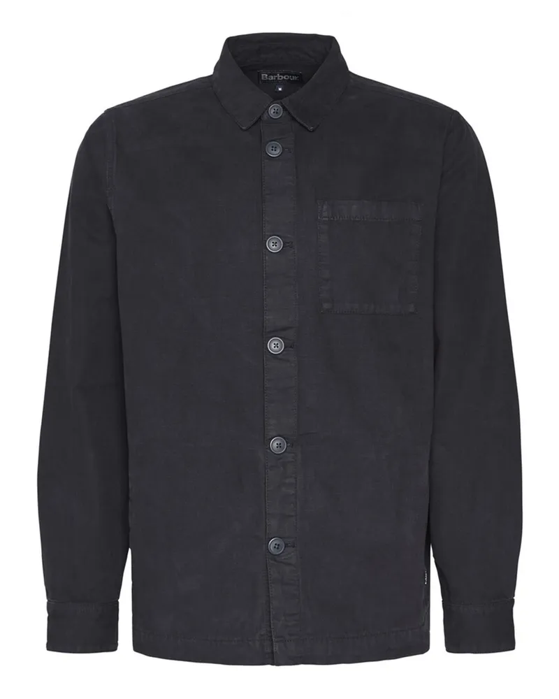Barbour Overshirt aus Baumwolle in Marine