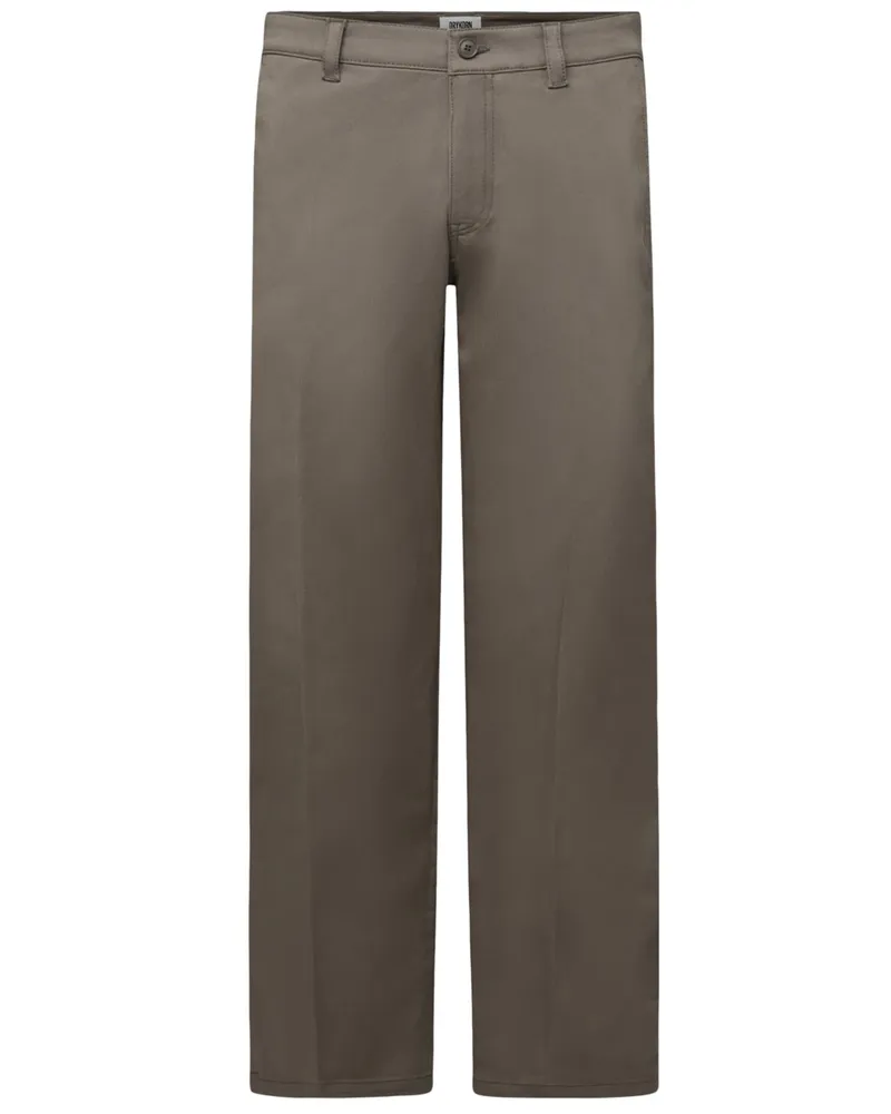 Drykorn Weit fallende Chino Tavic mit Stretchanteil, Relaxed Fit in Braun