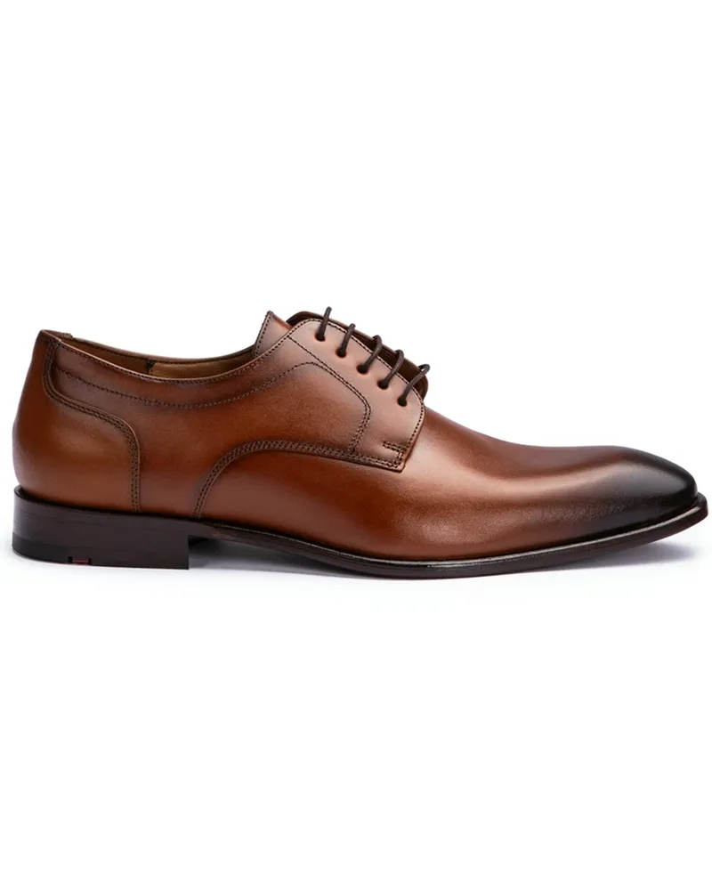 Lloyd Elegante Derby-Schnürer Leno 110 aus Leder in Cognac