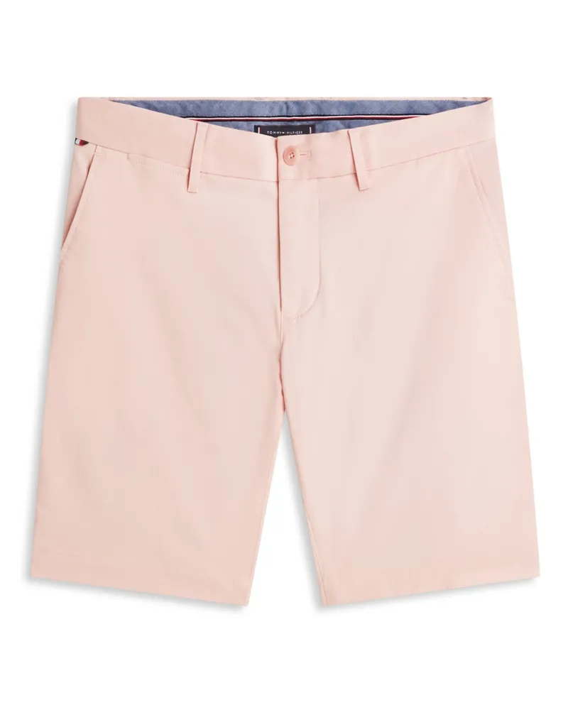 Tommy Hilfiger Stretch-Bermudashorts Denton, Slim Fit in Rosenrot
