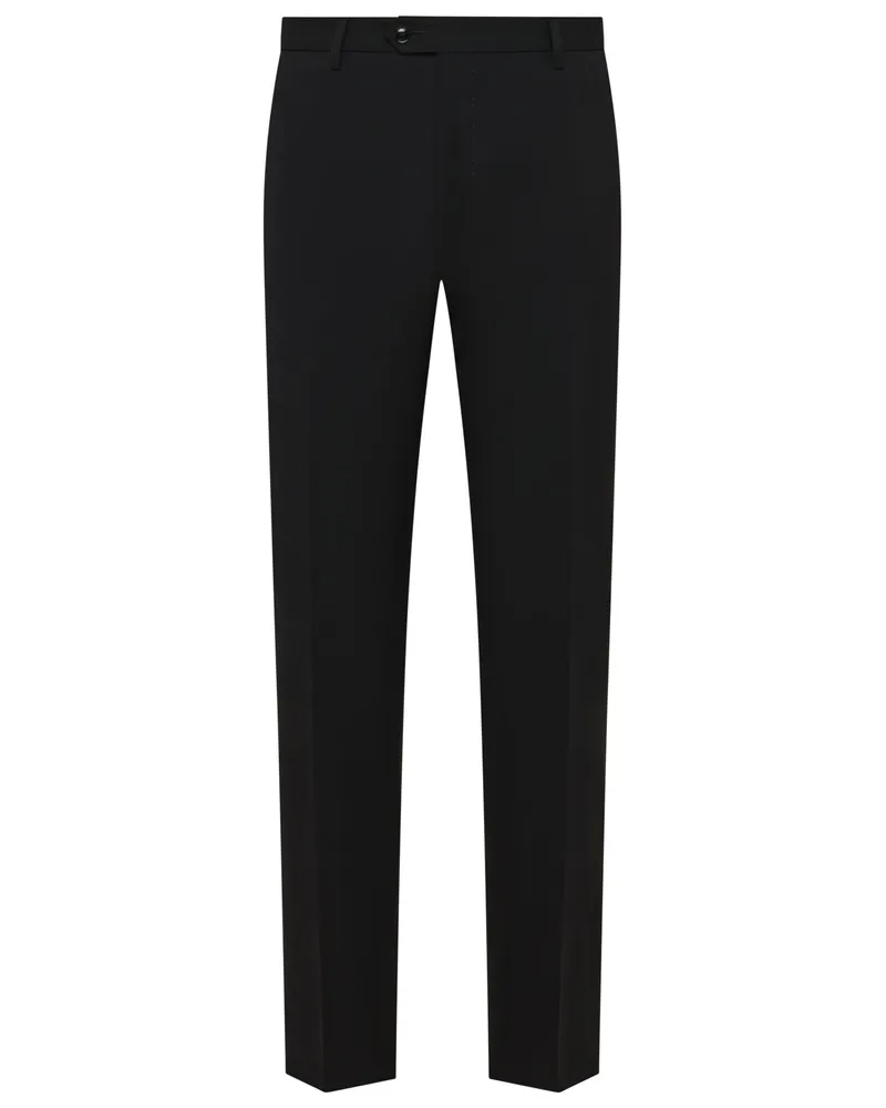 Sartoria Latorre Anzughose aus feiner Schurwolle in Schwarz